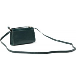 Jewel Crossbody Bag For Women - Leather Construction With Zippered Closure, Compact and Practical Hand Bag Sage Leaf $32.96 H...