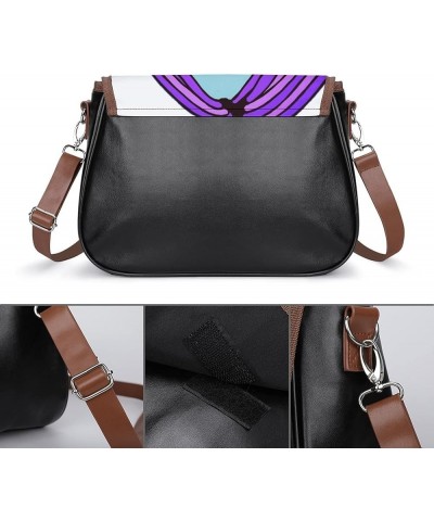 Fashion Crossbody Bags Women's Shoulder Bags Classic City Leather Satchels Hobo Bags Cartoon Fashion Beauty Color9 $22.50 Hob...