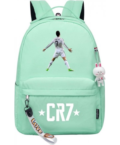 Cristiano Ronaldo Bagpack-Football Fans Canvas Bookbag Lightweight Graphic Knapsack for Travel Style 3 One Size $22.61 Backpacks