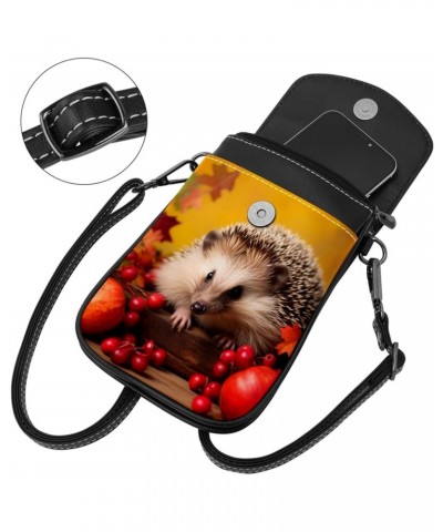 Crossbody Bags for Women,Crossbody Bag Men,Small Sling Bag,Autumn Animal and Cherry,Crossbody Purse $11.53 Crossbody Bags