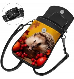 Crossbody Bags for Women,Crossbody Bag Men,Small Sling Bag,Autumn Animal and Cherry,Crossbody Purse $11.53 Crossbody Bags