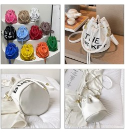 The Bucket Bag for Women, Small Leather Bucket Bag Purses, Crossbody/Handbag/Hobo Bag(7.9 * 7.9 * 8.3in) Purple $11.00 Hobo Bags