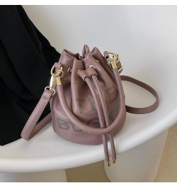 The Bucket Bag for Women, Small Leather Bucket Bag Purses, Crossbody/Handbag/Hobo Bag(7.9 * 7.9 * 8.3in) Purple $11.00 Hobo Bags