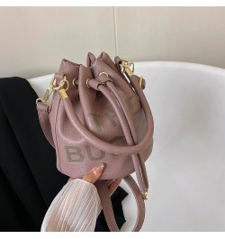 The Bucket Bag for Women, Small Leather Bucket Bag Purses, Crossbody/Handbag/Hobo Bag(7.9 * 7.9 * 8.3in) Purple $11.00 Hobo Bags