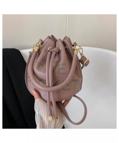 The Bucket Bag for Women, Small Leather Bucket Bag Purses, Crossbody/Handbag/Hobo Bag(7.9 * 7.9 * 8.3in) Purple $11.00 Hobo Bags