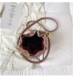 The Bucket Bag for Women, Small Leather Bucket Bag Purses, Crossbody/Handbag/Hobo Bag(7.9 * 7.9 * 8.3in) Purple $11.00 Hobo Bags