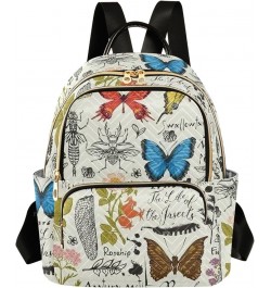 Mini Backpack Purse for Women Lightweight Girls Small Size Dragonfly Butterfly School Teens College Traveling Small $17.48 Ba...