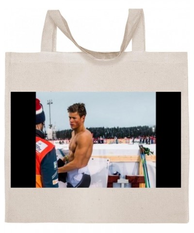 Johannes Hoesflot Klaebo - Cotton Photo Canvas Grocery Tote Bag IDPP844960 $19.71 Totes