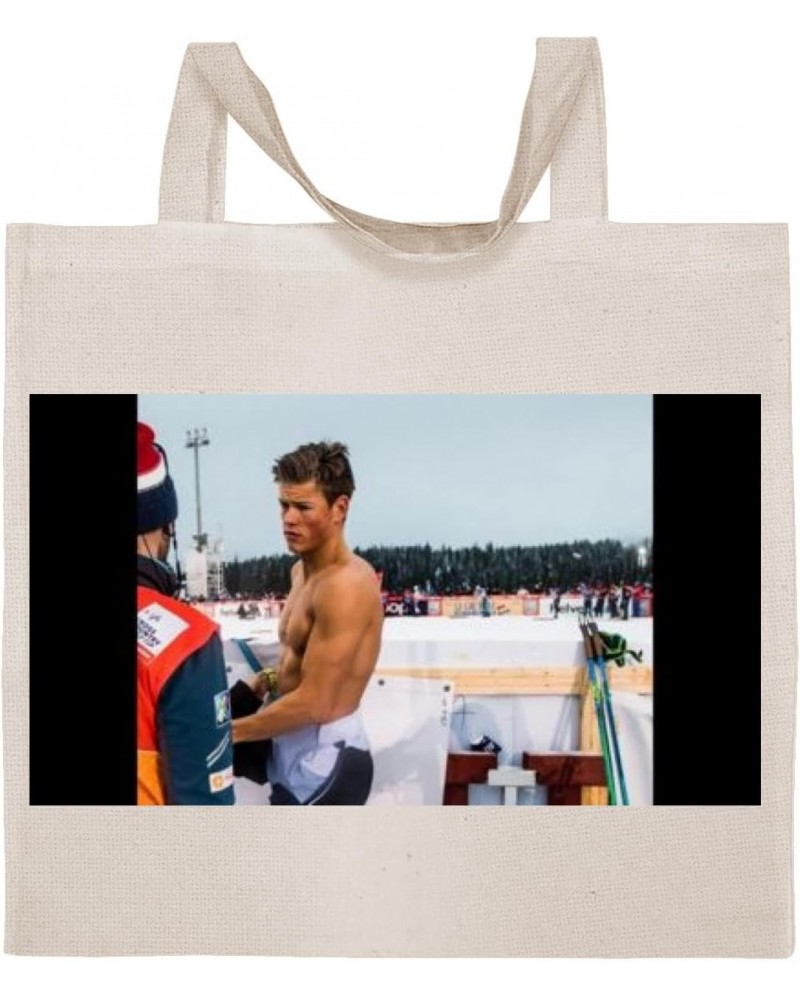 Johannes Hoesflot Klaebo - Cotton Photo Canvas Grocery Tote Bag IDPP844960 $19.71 Totes