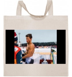 Johannes Hoesflot Klaebo - Cotton Photo Canvas Grocery Tote Bag IDPP844960 $19.71 Totes