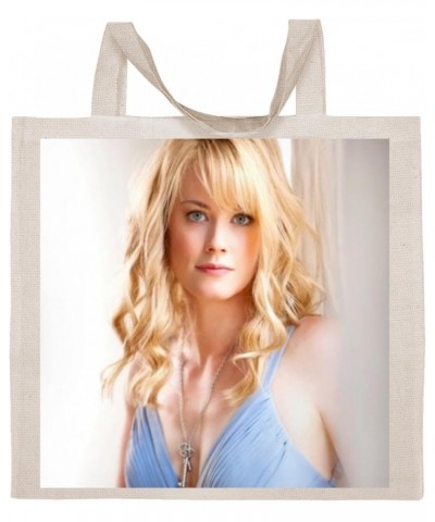 Abigail Hawk - Cotton Photo Canvas Grocery Tote Bag IDPP854904 $15.25 Totes