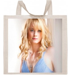 Abigail Hawk - Cotton Photo Canvas Grocery Tote Bag IDPP854904 $15.25 Totes