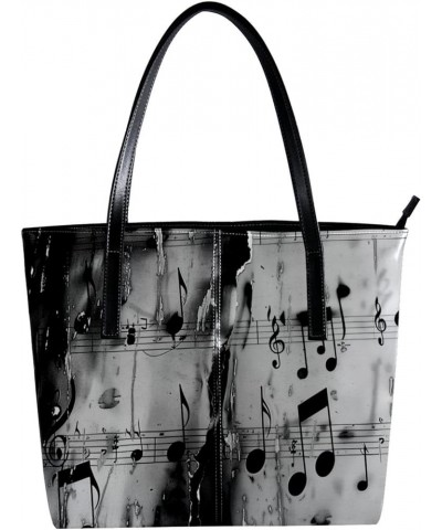 Tote Bag, Large Tote Bags for Women, Women's Tote Handbags, Musical Instrument Ukulele Drum Piano, Womens Tote Bag Design 147...