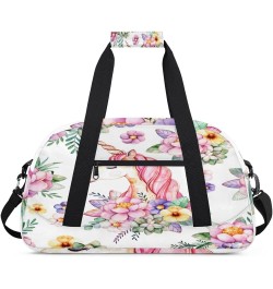 Unicorn Floral Flower Personalized Ballet Bag for Women,Customized name,Spacious Gym Bag with a Personal Touch,Elevate Your D...