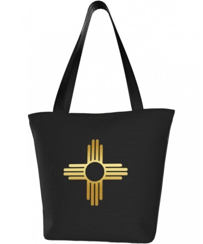 New Mexico Zia Sun Symbol Women'S Casual One Shoulder Carry Shopping Bag Large Capacity Working Storage Handbag $20.80 Should...