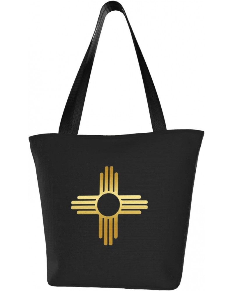 New Mexico Zia Sun Symbol Women'S Casual One Shoulder Carry Shopping Bag Large Capacity Working Storage Handbag $20.80 Should...