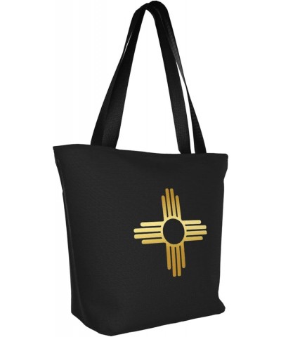 New Mexico Zia Sun Symbol Women'S Casual One Shoulder Carry Shopping Bag Large Capacity Working Storage Handbag $20.80 Should...