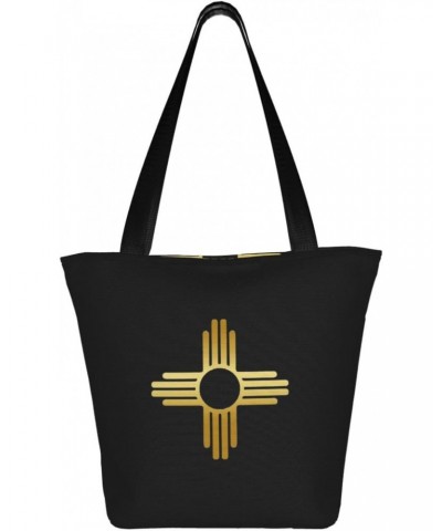 New Mexico Zia Sun Symbol Women'S Casual One Shoulder Carry Shopping Bag Large Capacity Working Storage Handbag $20.80 Should...