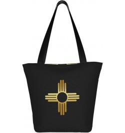 New Mexico Zia Sun Symbol Women'S Casual One Shoulder Carry Shopping Bag Large Capacity Working Storage Handbag $20.80 Should...