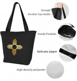 New Mexico Zia Sun Symbol Women'S Casual One Shoulder Carry Shopping Bag Large Capacity Working Storage Handbag $20.80 Should...