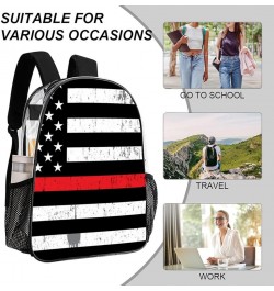 Clear Backpack Skull Usa Stars American Flag Black 17inch Clear Backpacks for Sports Game Concert Events Pattern1095 One Size...