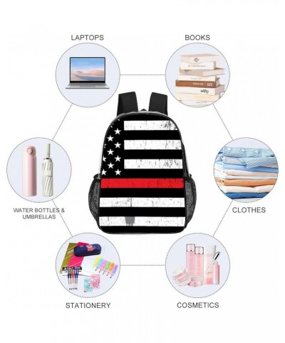 Clear Backpack Skull Usa Stars American Flag Black 17inch Clear Backpacks for Sports Game Concert Events Pattern1095 One Size...