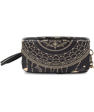 Women's Dark Dream Catcher Boho Tribal Crossbody Bag Fashion Purses Bag Cross Body Bag Shoulder Handbag with Adjustable Chain...