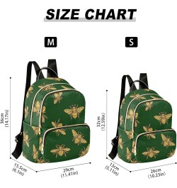 Travel Backpack Purse for Women Fashion Anti-theft Work Casual Honey Bee Green Daypack Shoulder Bag Medium Size Medium $17.39...