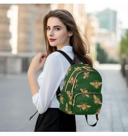 Travel Backpack Purse for Women Fashion Anti-theft Work Casual Honey Bee Green Daypack Shoulder Bag Medium Size Medium $17.39...