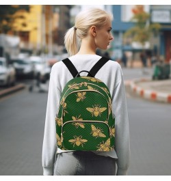 Travel Backpack Purse for Women Fashion Anti-theft Work Casual Honey Bee Green Daypack Shoulder Bag Medium Size Medium $17.39...