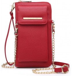 Crossbody Bag Phone Purse Handbag for Women Shoulder Bag Credit Card Wristlet Wallet with Multi Pockets Red $16.19 Crossbody ...