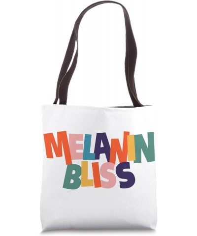 Melanin Bliss - Empowering African-American Pride Print Tote Bag $14.10 Totes