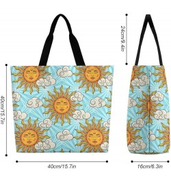 Tote Bag for Women Beach Bag Reusable Grocery Bag Shopping Bag for Travle Gym Pattern535 $15.65 Totes