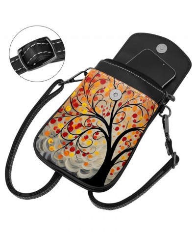 Crossbody Bags for Women,Crossbody Bag Men,Small Sling Bag,Abstract Autumn Tree Leaf,Crossbody Purse $14.31 Crossbody Bags