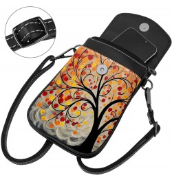 Crossbody Bags for Women,Crossbody Bag Men,Small Sling Bag,Abstract Autumn Tree Leaf,Crossbody Purse $14.31 Crossbody Bags