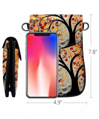 Crossbody Bags for Women,Crossbody Bag Men,Small Sling Bag,Abstract Autumn Tree Leaf,Crossbody Purse $14.31 Crossbody Bags