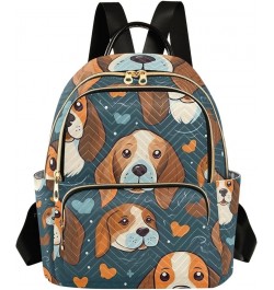 Small Backpack for Women Travel Bag Beagle Dog Cartoon Daypack Purse Fashion Shoulder Bag Rucksack Medium A460 $11.44 Backpacks