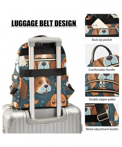 Small Backpack for Women Travel Bag Beagle Dog Cartoon Daypack Purse Fashion Shoulder Bag Rucksack Medium A460 $11.44 Backpacks