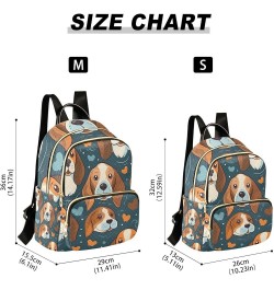 Small Backpack for Women Travel Bag Beagle Dog Cartoon Daypack Purse Fashion Shoulder Bag Rucksack Medium A460 $11.44 Backpacks