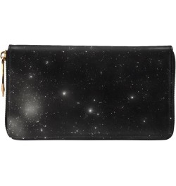 Black And White Galaxy&*Women'S Zipped Wallet With Multiple Card Slots. With Zipped Coin Pocket. $20.44 Wallets