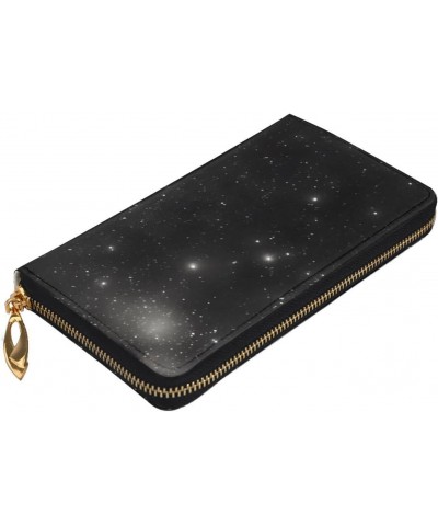 Black And White Galaxy&*Women'S Zipped Wallet With Multiple Card Slots. With Zipped Coin Pocket. $20.44 Wallets