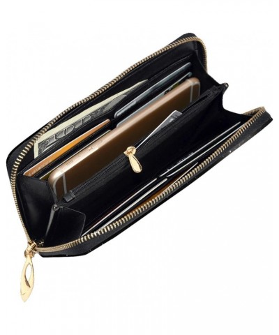 Black And White Galaxy&*Women'S Zipped Wallet With Multiple Card Slots. With Zipped Coin Pocket. $20.44 Wallets