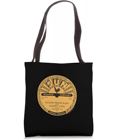 Vinyl Johnny Cash Folsom Prison Blues Tote Bag $13.50 Totes