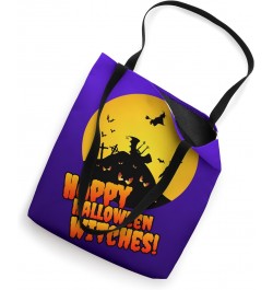 Happy Halloween Spooky Graveyard Witch Tote Bag $12.25 Totes