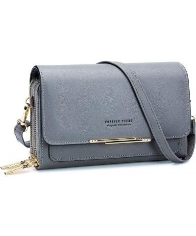 Small Crossbody Bag for Women,Cell Phone Purse Women's Shoulder Handbags Wallet Purse with Credit Card Slots Dark Gray $11.29...