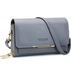 Small Crossbody Bag for Women,Cell Phone Purse Women's Shoulder Handbags Wallet Purse with Credit Card Slots Dark Gray $11.29...