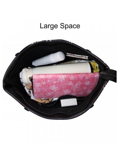 Fashionable women's handbag tote bag, Space Elementprinted shoulder bag is light and durable $26.21 Shoulder Bags