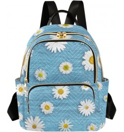 Small Backpack for Women Travel Bag Daisy Floral Daypack Purse Fashion Shoulder Bag Rucksack Medium B516 $14.03 Backpacks