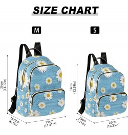 Small Backpack for Women Travel Bag Daisy Floral Daypack Purse Fashion Shoulder Bag Rucksack Medium B516 $14.03 Backpacks