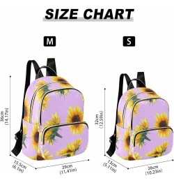 Sunflower Wavy Stripes Women's Backpack Wallet Casual Small Backpack Fashion Women's Travel Bag School Backpack Color062 Medi...